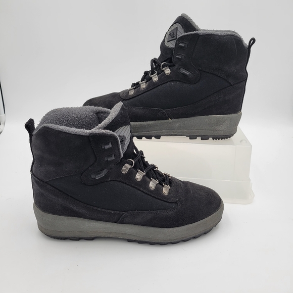 Womens Eddie Bauer Snow Trekker Boots Thinsulate Size 9 Black - Picture 3 of 8